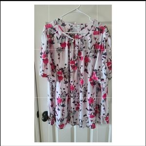 Liz Claiborne floral blouse. 3x